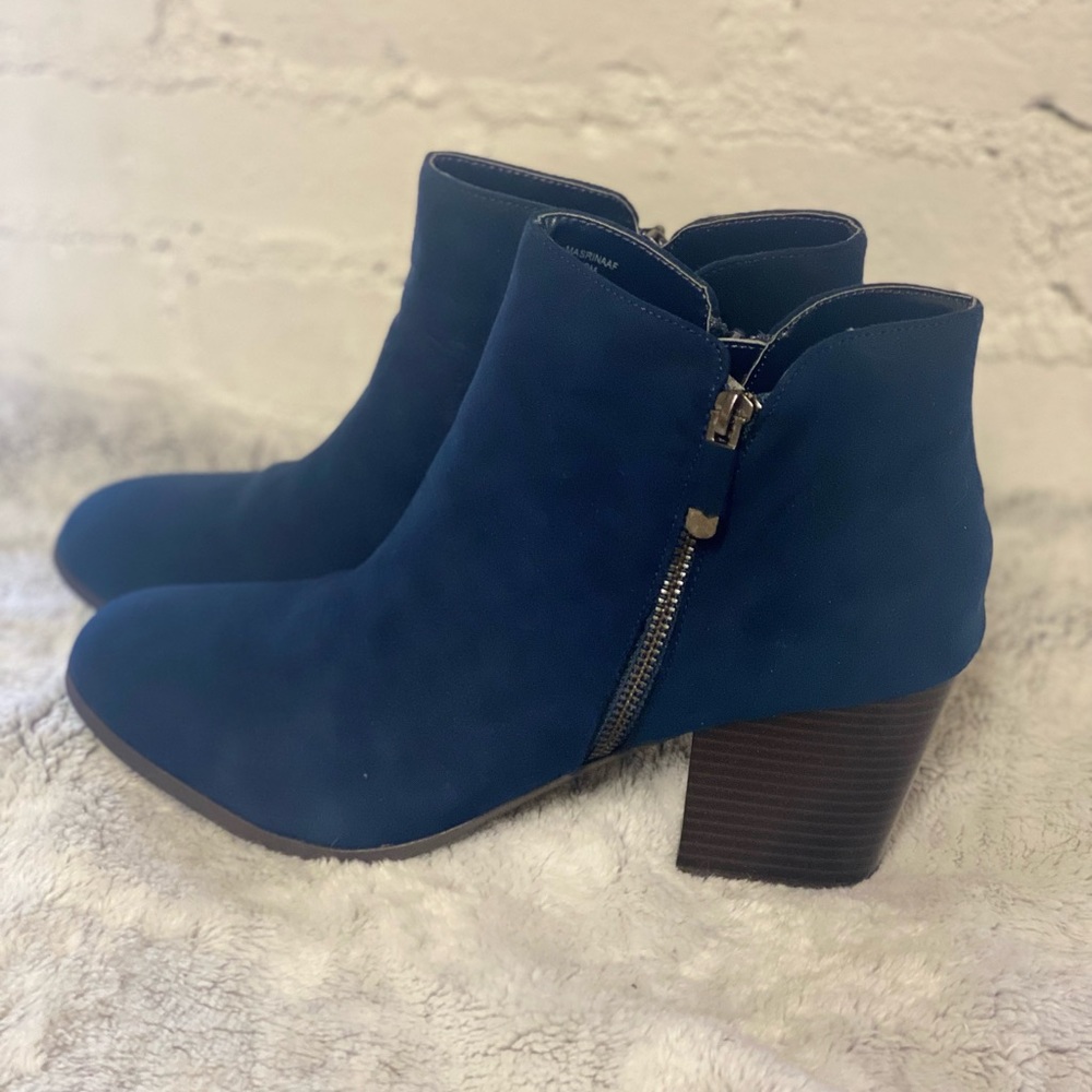 Blue booties